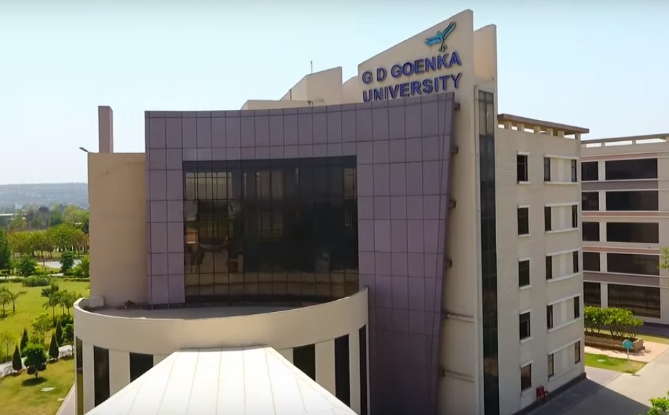 GD Goenka University logo, a modern private university in Gurugram, Haryana.