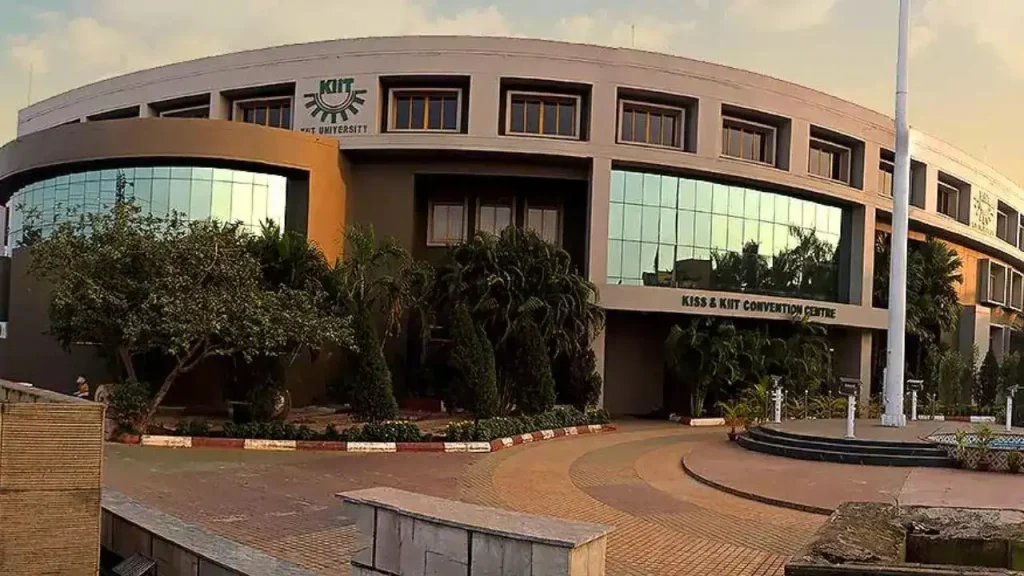 KIIT logo – a prominent private university in Bhubaneswar, Odisha.