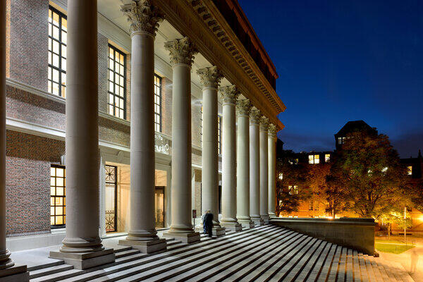 Exterior view of the Harvard Korea Institute, a center for Korean studies and policy research at Harvard University