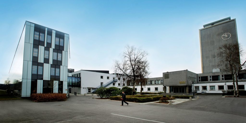 Main building of the Norwegian School of Economics in Bergen, Norway.