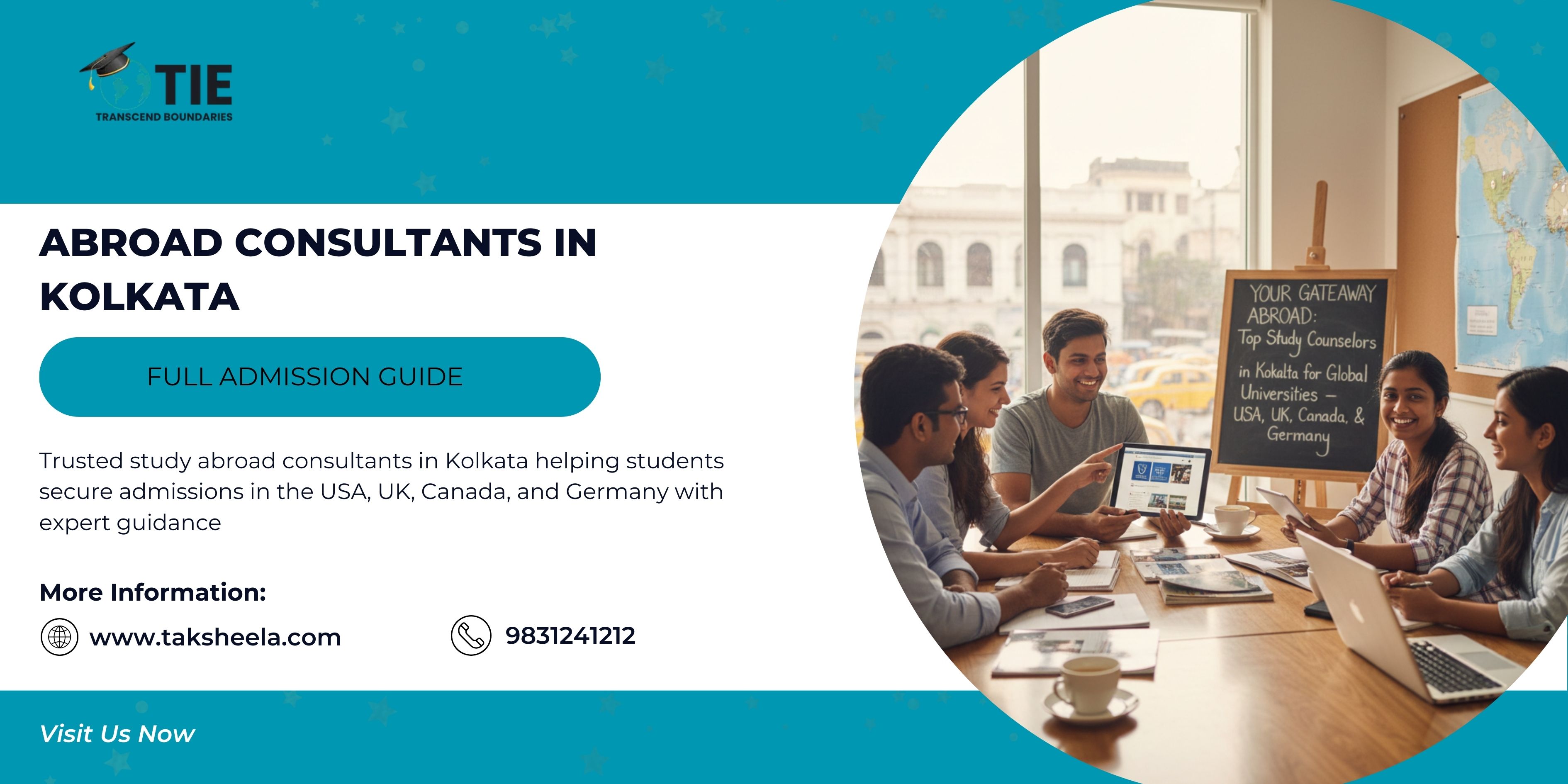Best Study Abroad Consultants in Kolkata for the USA, UK, Canada, and Germany